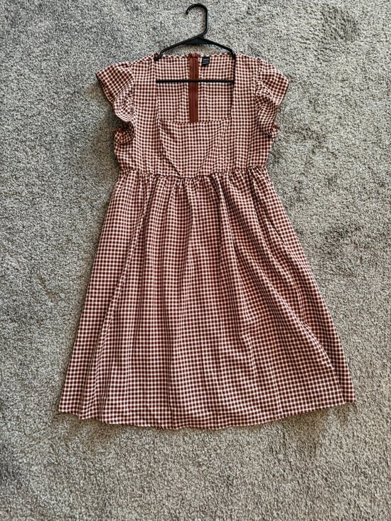 SHEIN Dresses & Skirts - Brown Gingham Women's Dress